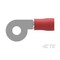 Te Connectivity Ring Terminal, #6 Stud Size, 1.65 mm², 300 V, Nylon Insulated, Red 323039 - alternate 4